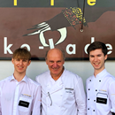 Lukas Horch, Josef Zotter, Kevin Stummer @ Zotter Schokoladen Manufaktur